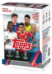 Футбольные карточки Topps UEFA Club Competitions 2022/2023 Blaster Box, 7 x 6 шт. цена и информация | Коллекционные карточки | kaup24.ee