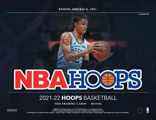 Баскетбольные карточки Panini NBA Hoops 2021/2022, 8 шт. цена и информация | Коллекционные карточки | kaup24.ee