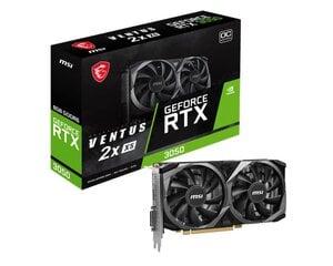 MSI GeForce RTX 3050 Ventus 2X XS OC hind ja info | Videokaardid (GPU) | kaup24.ee