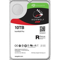 Жесткий диск Seagate IronWolf Pro NAS 10TB NAS 3.5" цена и информация | Жёсткие диски (SSD, HDD) | kaup24.ee