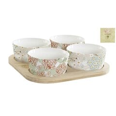 Suupistete alus DKD Home Decor 19,7 x 19,7 x 1 cm Roheline цена и информация | Посуда, тарелки, обеденные сервизы | kaup24.ee