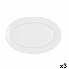 Поднос Bidasoa Glacial, белый (32 x 22 см) (3 шт.) цена и информация | Посуда, тарелки, обеденные сервизы | kaup24.ee