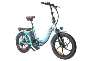 Электровелосипед FAFREES F20 Pro, 20", голубой, 250Вт, 18Ач цена и информация | Электровелосипеды | kaup24.ee