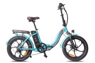 Электровелосипед FAFREES F20 Pro, 20", голубой, 250Вт, 18Ач цена и информация | Электровелосипеды | kaup24.ee