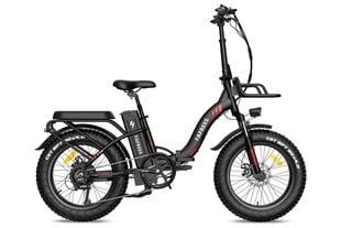 Электрический велосипед FAFREES F20 Max, 20", черный, 500Вт, 22.5Ач цена и информация | Электровелосипеды | kaup24.ee