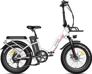Электровелосипед FAFREES F20 Max, 20", белый, 500Вт, 22.5Ач цена и информация | Электровелосипеды | kaup24.ee