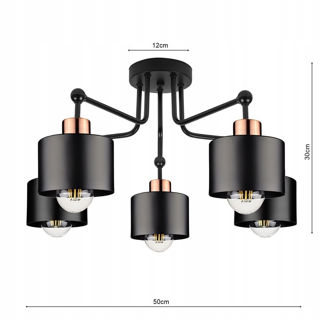 Ripplamp, must hind ja info | Rippvalgustid | kaup24.ee