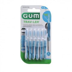 Hambavaheharjad 6 tk. GUM® (1614) Travler 1,6 mm цена и информация | Для ухода за зубами | kaup24.ee