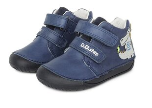 Poiste nahast saapad D.D.Step S070-316.Bermuda Blue. hind ja info | Laste saapad | kaup24.ee