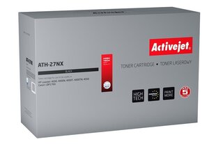 Activejet ATH-27NX tooner HP printerile; HP 27X C4127X, Canon EP-52 asendus; Ülim; 11300 lehekülge; must цена и информация | Картриджи и тонеры | kaup24.ee