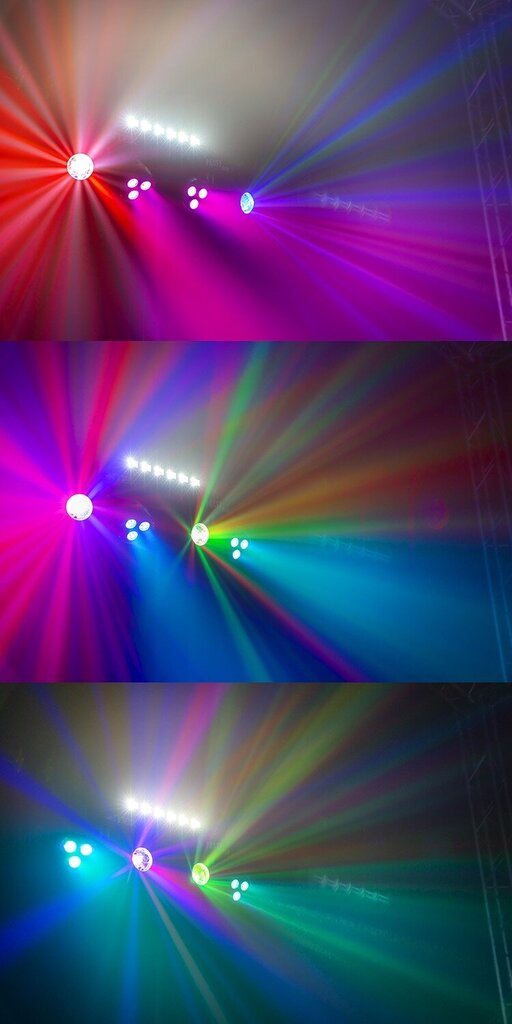 Max PartyBar10 komplekt 2x Jelly Moon, 2xPAR ja UV/Strobe цена и информация | Peokaunistused | kaup24.ee