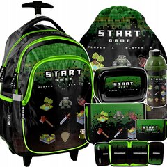 Kooli seljakott koos tarvikutega Minecraft (5in1) цена и информация | Школьные рюкзаки, спортивные сумки | kaup24.ee