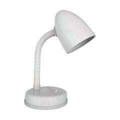 Настольная лампа EDM Amsterdam E27 60 W флексо, металл белый (13 x 34 cм) цена и информация | Настольные лампы | kaup24.ee