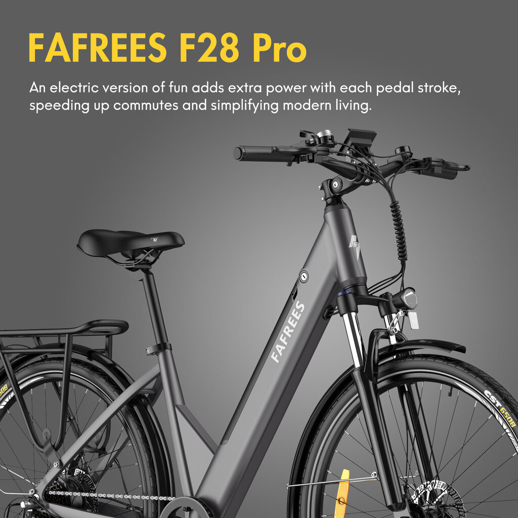 Elektrijalgratas Fafrees F28 Pro, 27,5", hall, 250 W, 14,5 Ah hind ja info | Elektrirattad | kaup24.ee