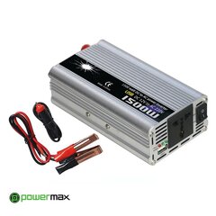 Преобразователь постоянного/переменного напряжения Powermax PPIC09 12V - 220V 1500W цена и информация | Преобразователи, инверторы | kaup24.ee