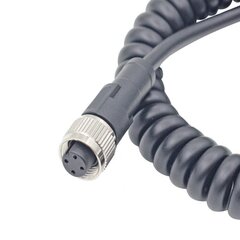 Видео-кабель питания Powermax Air M>Air F пружинный 4-Pin, 5м. цена и информация | Системы парковки | kaup24.ee