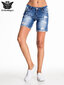 Lühikesed püksid, sinine hind ja info | Naiste lühikesed püksid | kaup24.ee