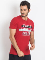 T-särk, punane hind ja info | Meeste T-särgid | kaup24.ee