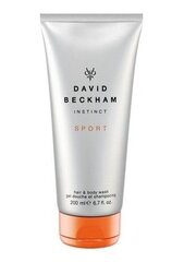 Dušigeel David Beckham Instinct Sport meestele 200 ml цена и информация | Парфюмированная косметика для мужчин | kaup24.ee