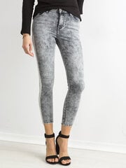 Denimpüksid, halli värvi hind ja info | Naiste teksad | kaup24.ee