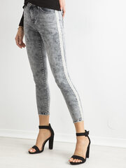 Denimpüksid, halli värvi hind ja info | Naiste teksad | kaup24.ee