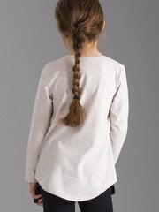 Pluus, helebeež värvi цена и информация | Рубашки для девочек | kaup24.ee