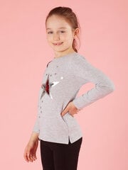Pluus, helehall цена и информация | Рубашки для девочек | kaup24.ee