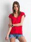 T-särk, punane цена и информация | Naiste T-särgid, topid | kaup24.ee
