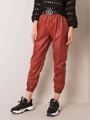 Püksid, tumeoranži värvi hind ja info | Naiste püksid | kaup24.ee