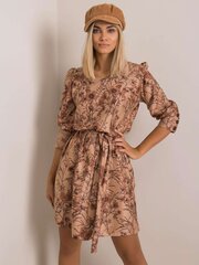 Kleit, helepruun цена и информация | Платья | kaup24.ee