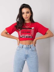 T-särk, punane hind ja info | Naiste T-särgid | kaup24.ee