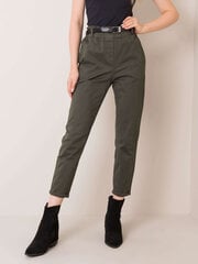 Püksid, tume khaki hind ja info | Naiste püksid | kaup24.ee