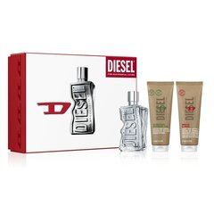 Diesel D by Diesel Unisex: Kehakreem 75 ml + Tualettvesi 100 ml + Dušigeel 75 ml hind ja info | Diesel Kosmeetika, parfüümid | kaup24.ee
