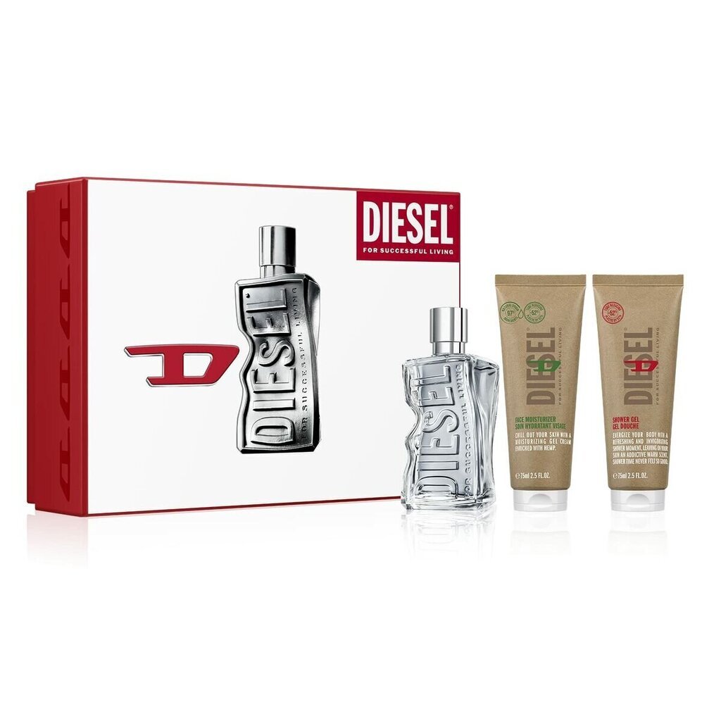 Diesel D by Diesel Unisex: Kehakreem 75 ml + Tualettvesi 100 ml + Dušigeel 75 ml hind ja info | Naiste parfüümid | kaup24.ee