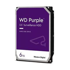 Western Digital Purple WD64PURZ hind ja info | Sisemised kõvakettad (HDD, SSD, Hybrid) | kaup24.ee