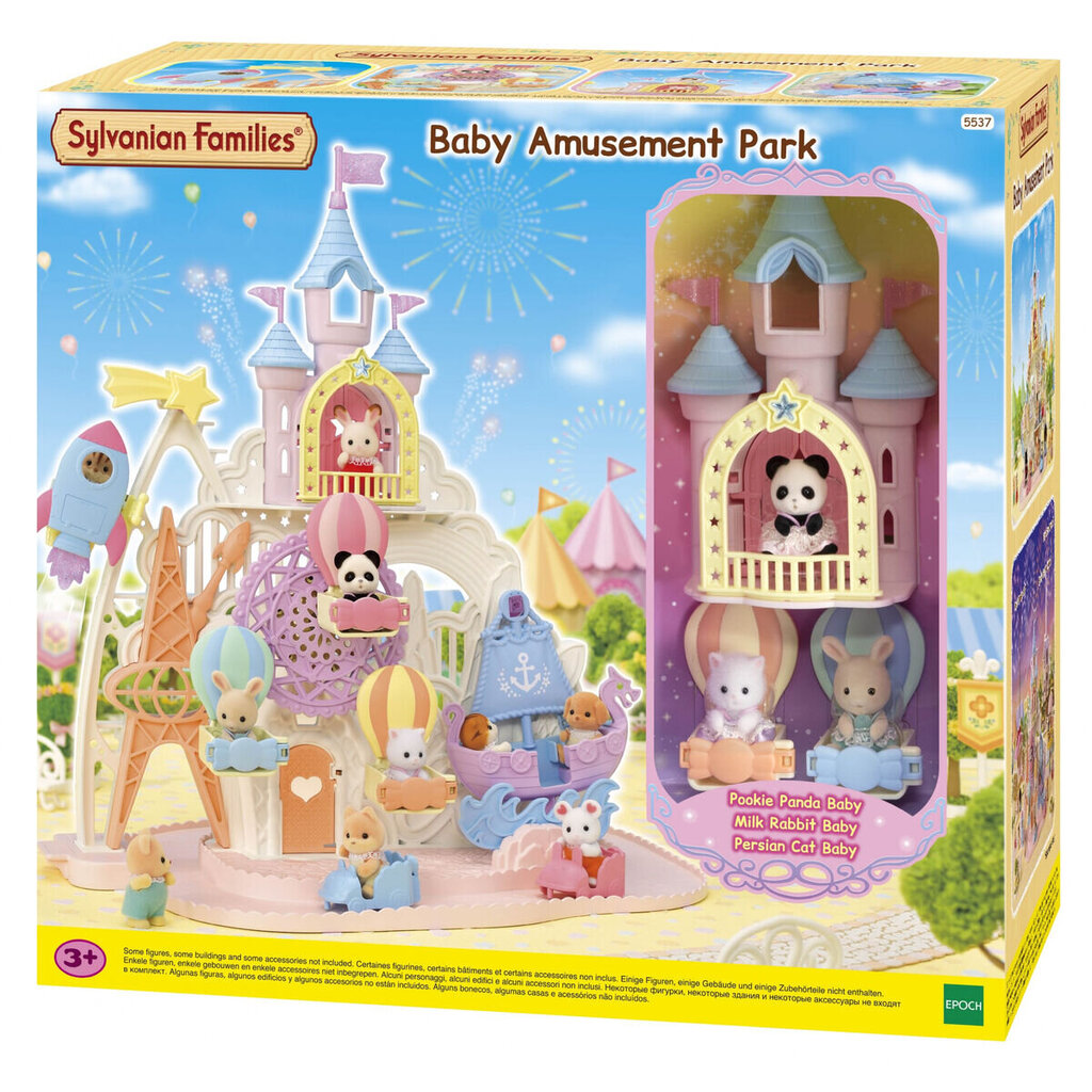 Nukumaja Sylvanian Families Baby Amusement Park цена и информация | Tüdrukute mänguasjad | kaup24.ee