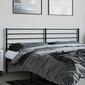vidaXL metallist voodipeats, must, 200 cm hind ja info | Voodid | kaup24.ee