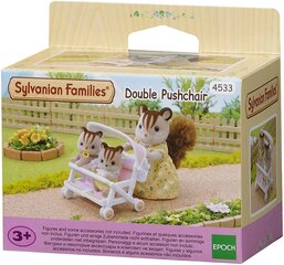 Прогулочная коляска для двойни SYLVANIAN FAMILIES цена и информация | Игрушки для мальчиков | kaup24.ee