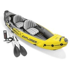 Intex täispumbatav kajak "Explorer K2" 312 x 91 x 51 cm 68307NP цена и информация | Лодки и байдарки | kaup24.ee