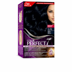 Перманентный крем-краска Wella Color Pefect 7 2/8-negro azulado цена и информация | Краска для волос | kaup24.ee