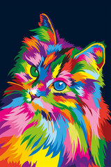 Maalid numbrite järgi TM Värvikas "Through the eyes of a cat" 20x30 cm hind ja info | Maalid numbri järgi | kaup24.ee