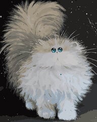 Maalid numbrite järgi TM Värvikas "Cute Fluffy Cat" 30x40 cm цена и информация | Живопись по номерам | kaup24.ee