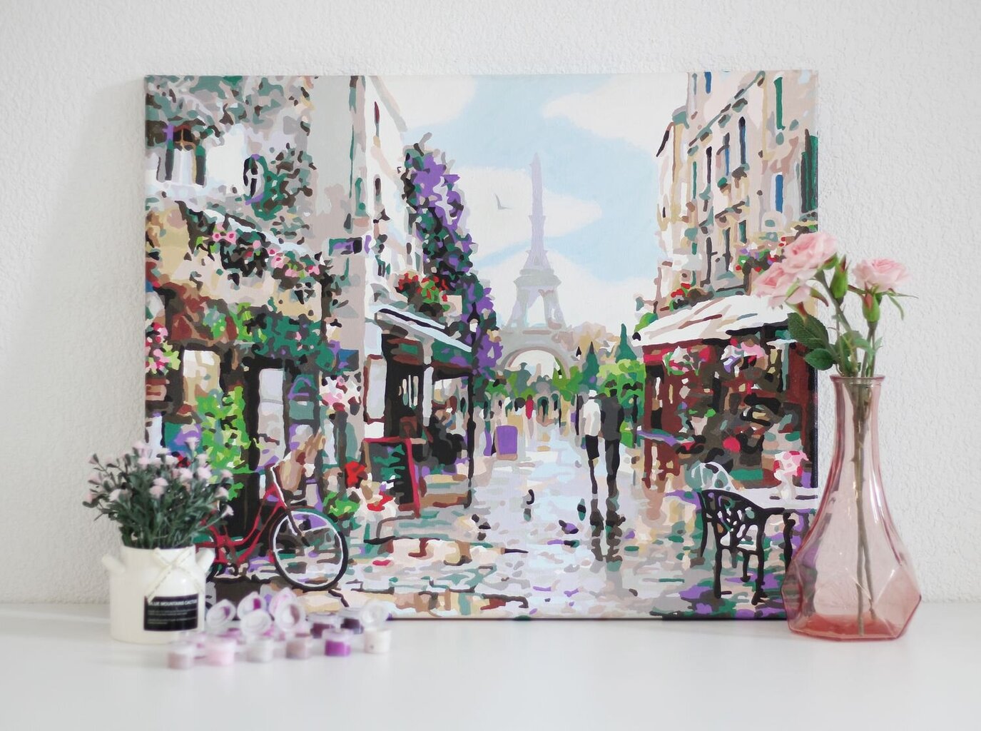 Maalid numbrite järgi TM Värvikas "Paris in Spring" 40x50 cm hind ja info | Maalid numbri järgi | kaup24.ee