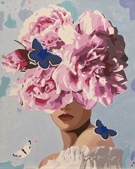 Maalid numbrite järgi TM Värvikas "Flower Dream in Pink" 40x50 cm hind ja info | Maalid numbri järgi | kaup24.ee
