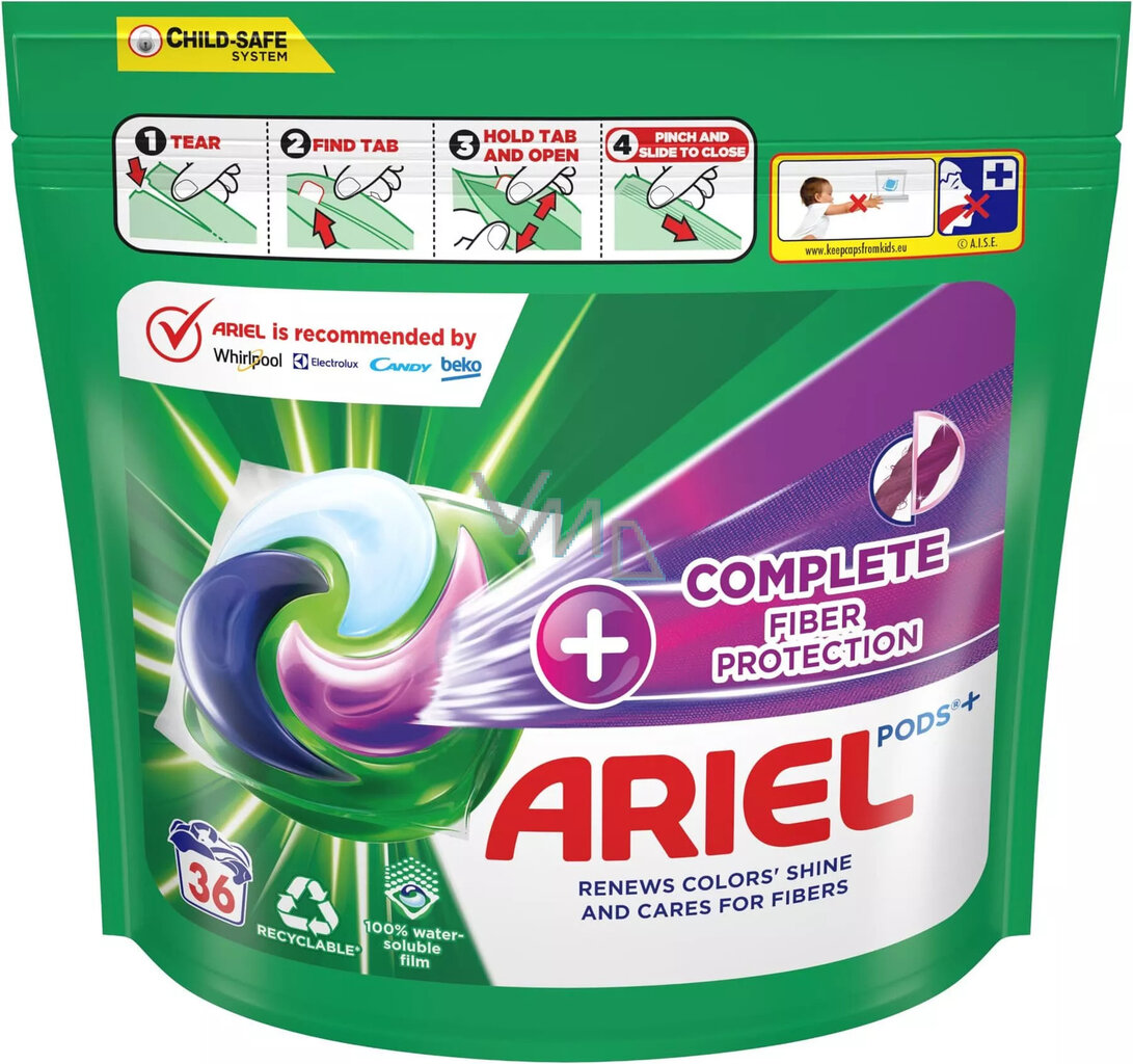 Ariel Complete pesukapslid, 36 tk цена и информация | Pesuvahendid | kaup24.ee