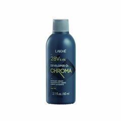 Juuste oksüdeerija Lakmé Chroma 60 ml 28 vol 8,5% hind ja info | Juuksevärvid | kaup24.ee