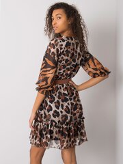 Женское темно-коричневое платье приталенное цена и информация | Платья | kaup24.ee