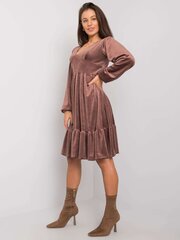 Платье, коричневое цена и информация | Платья | kaup24.ee