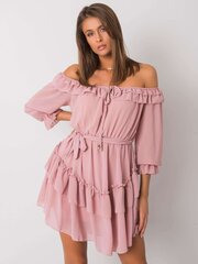Женское персиковое платье больших размеров цена и информация | Платья | kaup24.ee