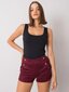 Lühikesed püksid, Burgundia hind ja info | Naiste lühikesed püksid | kaup24.ee